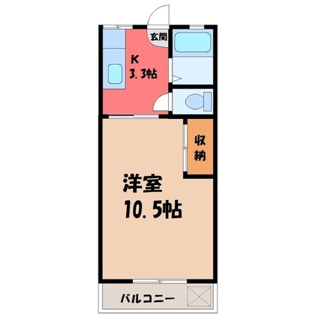 ニュー双葉マンション 2号棟の物件間取画像